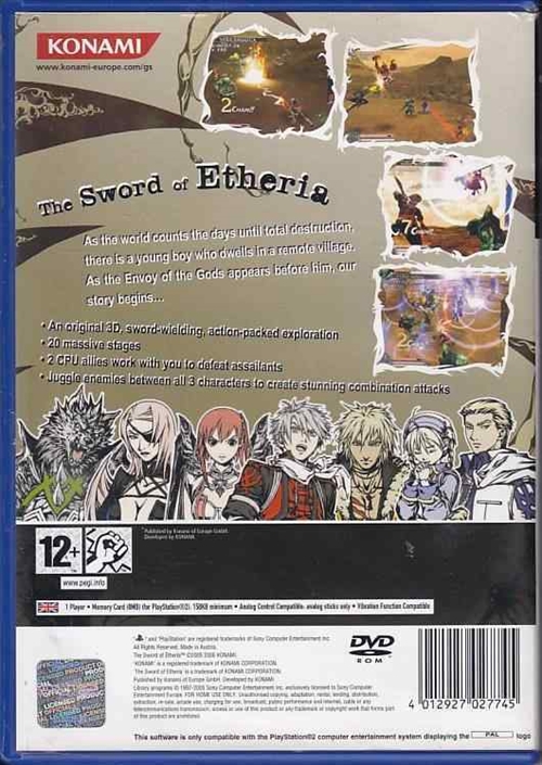 The Sword of Etheria - PS2 (B Grade) (Genbrug)